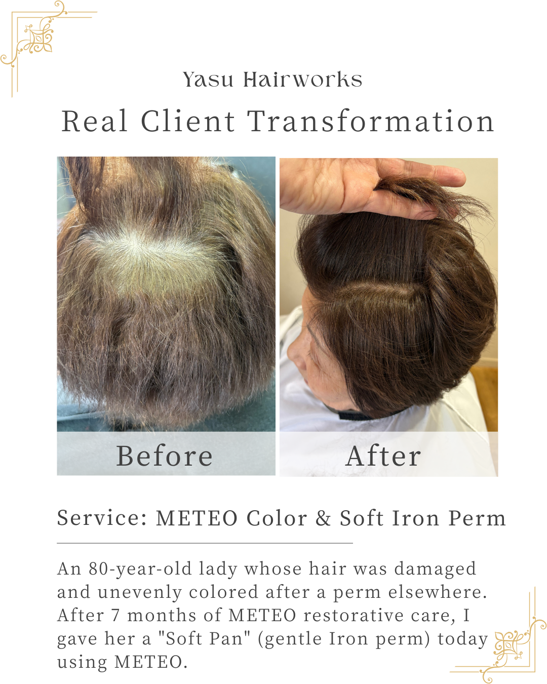 Gallery Colour and cut on non-Asian hair texture, Sapporo Maruyama